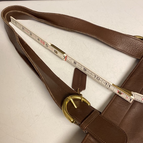 Coach Shoulder Bag Brown Leather Purse - Picture 17 of 17